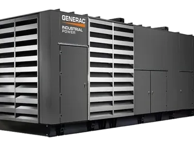 Large Generac commercial standby generator